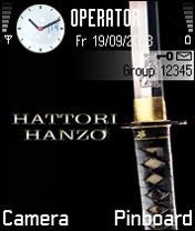 Тема Hattori Hanzo №195 для Nokia