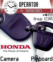 Тема Honda №204 для Nokia