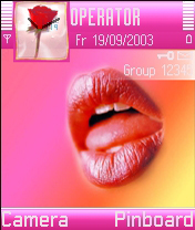Тема Lips to Kiss №244 для Nokia