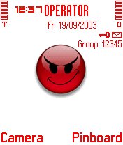 Тема Red Smile №368 для Nokia